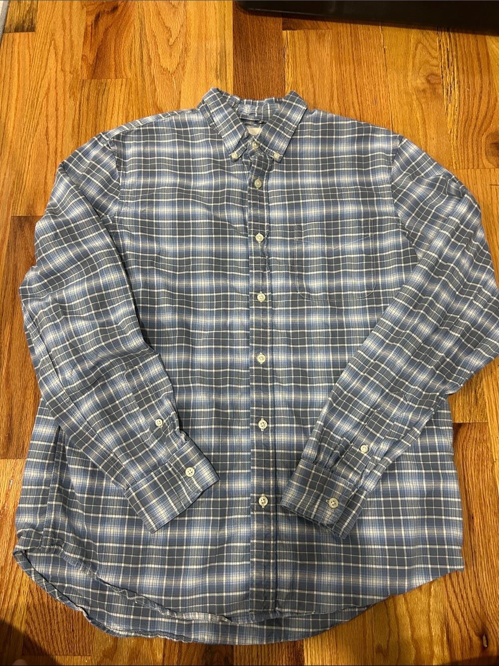 Denim & Supply Ralph Lauren Blue Plaid Button-Down Shirt